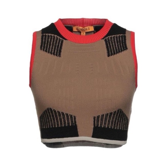 NWT YEEZY Season 3 2016 Knit Crop Top Vest - Picture 1 of 9